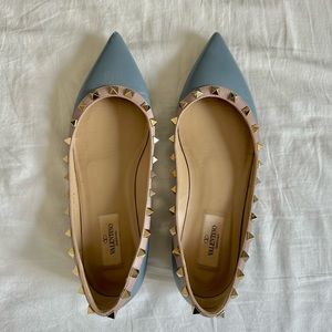 Authentic Valentino Rockstud Flats